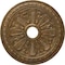 Ekena Millwork Bristol Ceiling Medallion (Fits Canopies up to 3 7/8"), 23 1/2"OD x 3 7/8"ID x 1"P, Rubbed Bronze CM23BIRZS - alternate 1